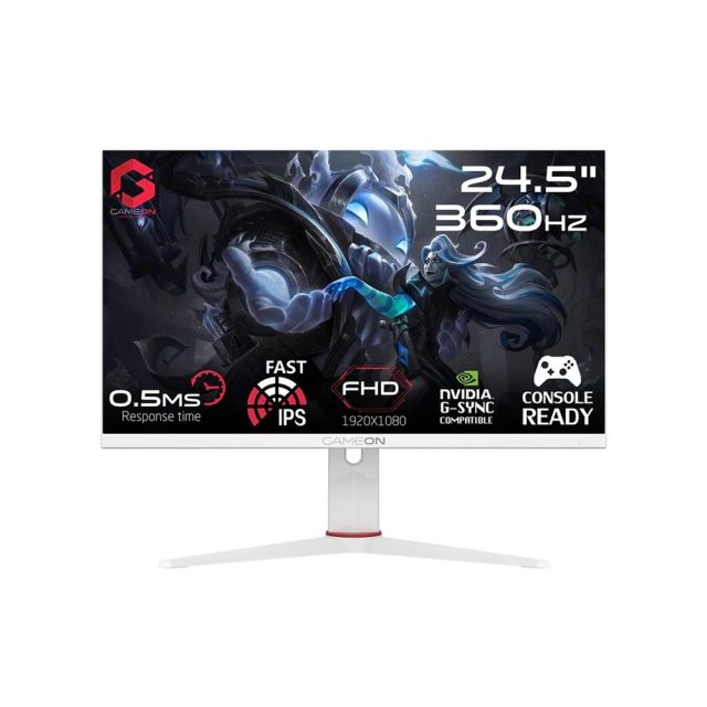 Gameon Goa24fhd360ips Artic Pro Series 24" Fhd, 360hz, 0.5ms, Hdmi 2.1, Fast Ips Gaming Monitor (Support Ps5)