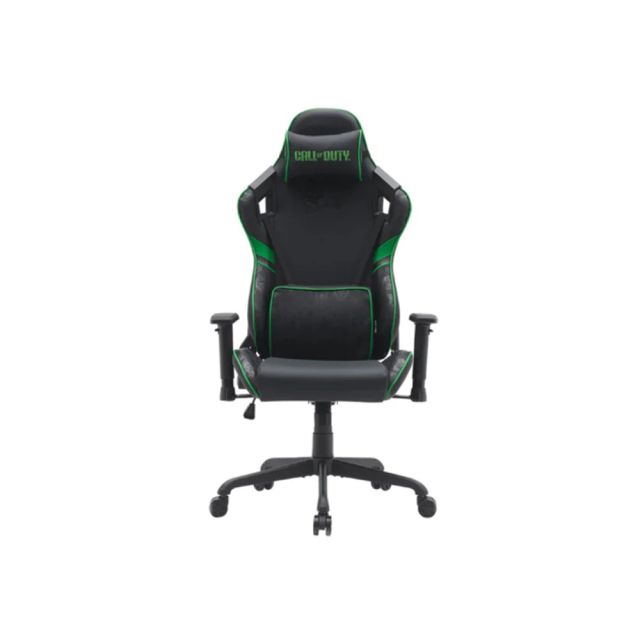 Gameon Call Of Duty Gaming Chair W/a 4d Armrest&m Base - Green/black