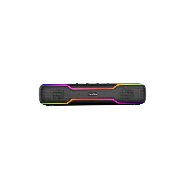 Gameon Dominator Blaze Wireless Rgb Gaming Soundbar - Black